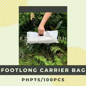 Footlong Plastic Bag and Carrier Bag