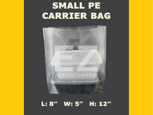 Plastic Carrier Bags (PE Cloudy Clear)