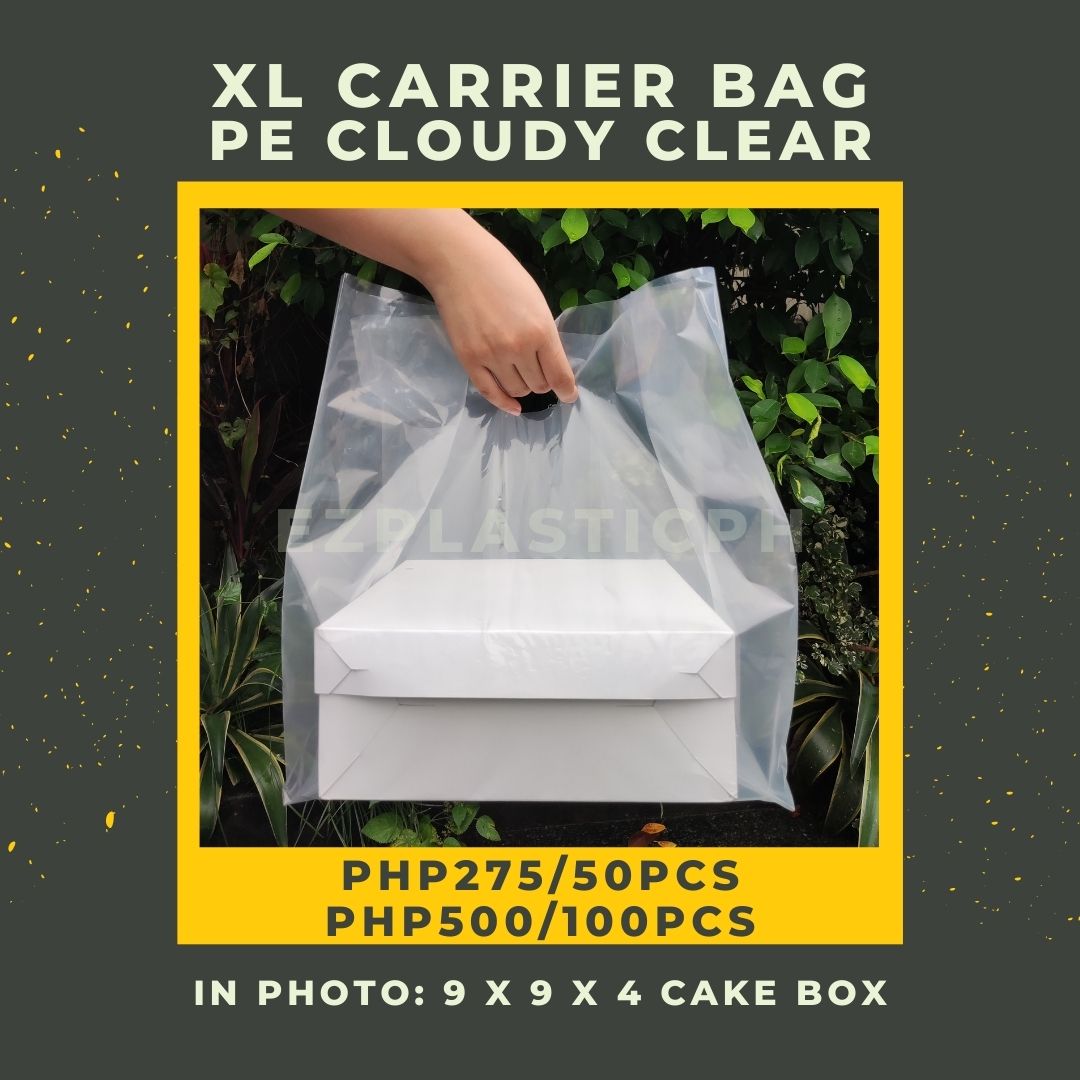 Plastic Carrier Bags (PE Cloudy Clear)