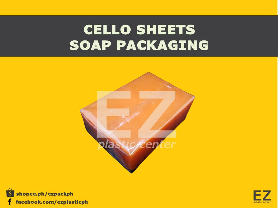 Cello Sheets Soap Packaging
