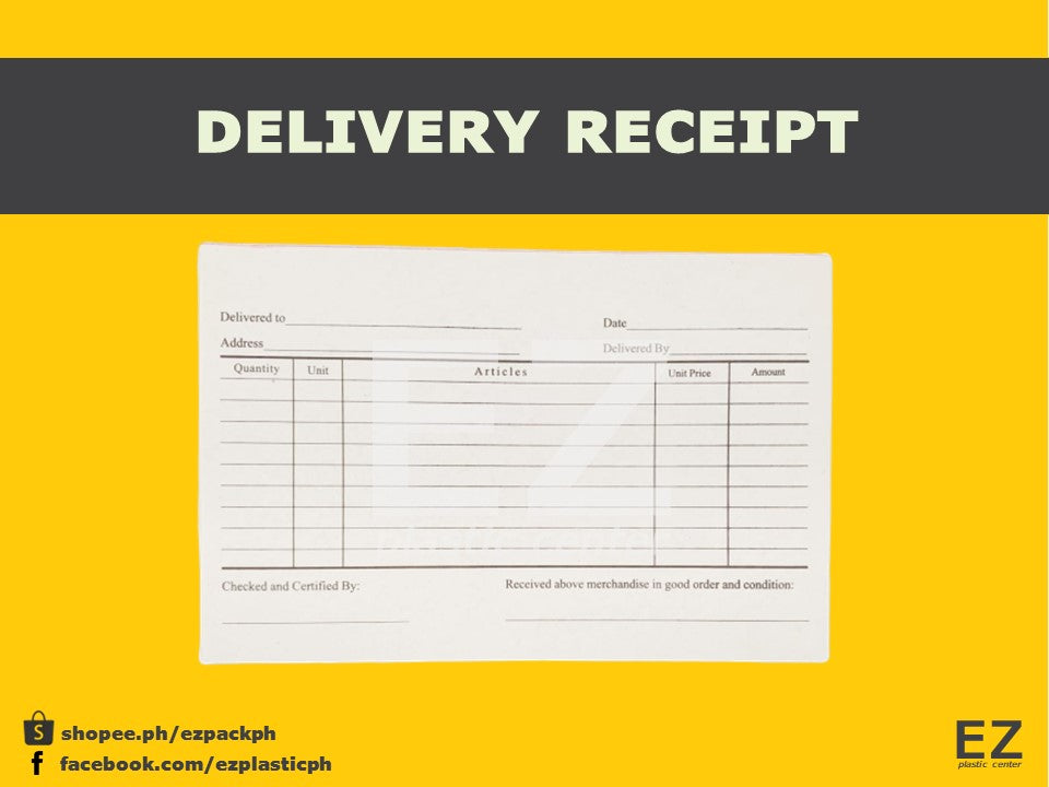 Delivery Receipt