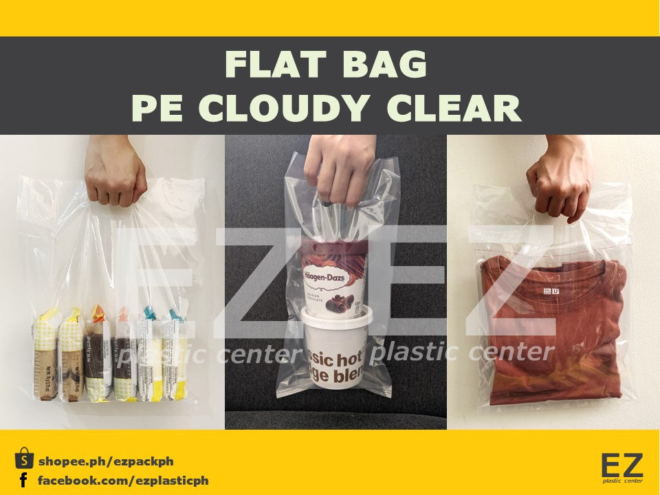 Flat Bags (PE Cloudy Clear)
