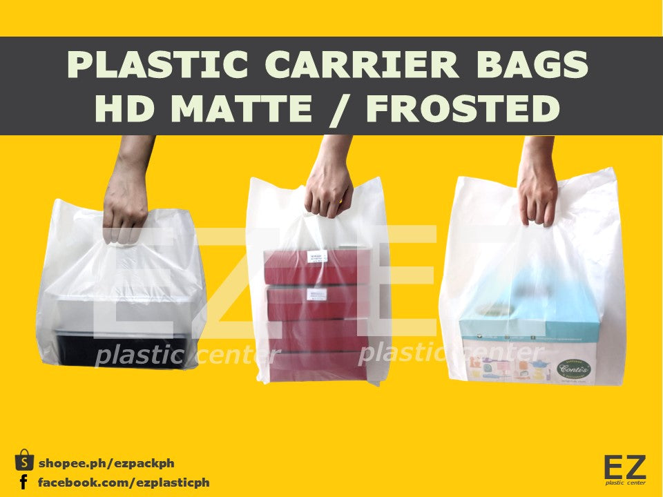 Plastic Carrier Bags (HD Matte/Frosted)
