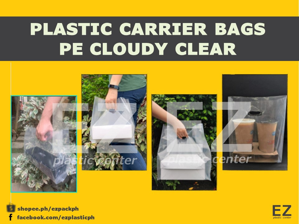 Plastic Carrier Bags (PE Cloudy Clear)