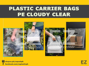 Plastic Carrier Bags (PE Cloudy Clear)