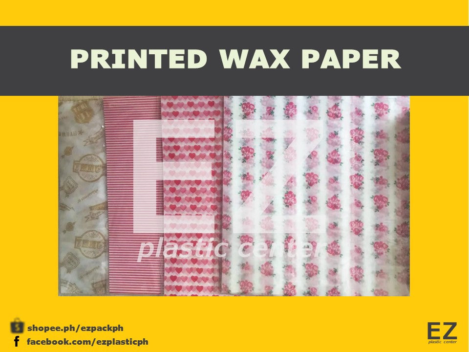 Printed Wax Paper